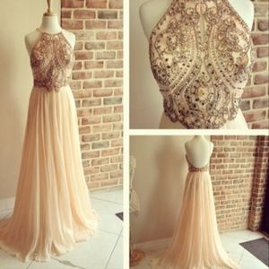 NWT JOVANI Gorgeous Blush Rhinestone Prom Dress